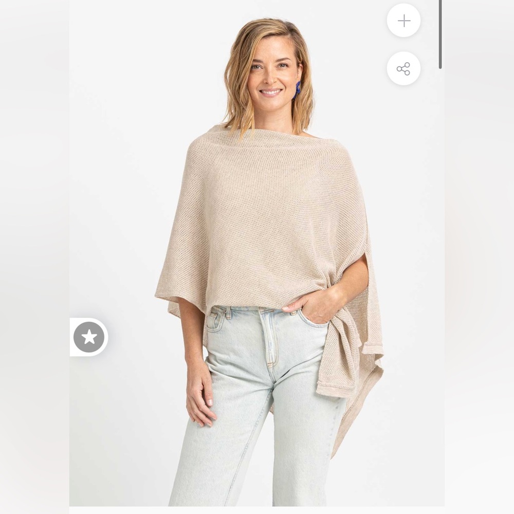 We Are Amma Natural Cocoon nursing cover with laundry bag, barely used.